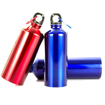 Aluminum Outdoor Sports Water Bottle Portable Mountaineering Bottle Riding Water Bottle, Capacity:750ml(Red)-garmade.com