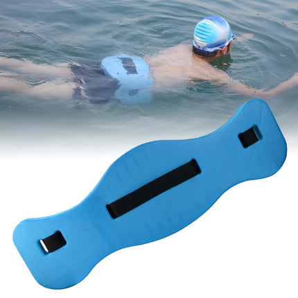 EVA Adjustable Back Floating Foam Swimming Belt Waist Training Equipment Adult Children Float Board Tool(Blue)-garmade.com