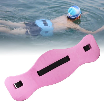 EVA Adjustable Back Floating Foam Swimming Belt Waist Training Equipment Adult Children Float Board Tool(Pink)-garmade.com