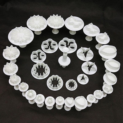 Cake Decorating Tools Fondant Plunger Cutters Biscuit Cake Mold Bakeware Accessories-garmade.com