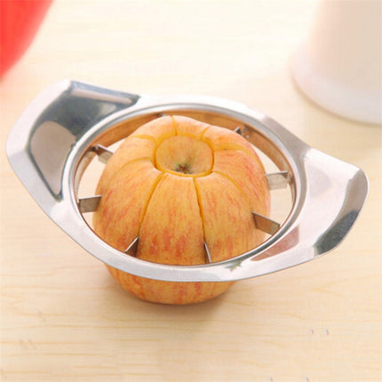 Stainless Steel Apple Cutter Slicer Vegetable Fruit Tools Kitchen Accessories Apple Slicer, Size:15x11cm-garmade.com