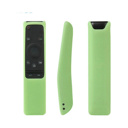 Universal Waterproof Anti-drop Silicone Remote Controller Protective Cover Case for Samsung Smart TV(Fluorescent green)-garmade.com