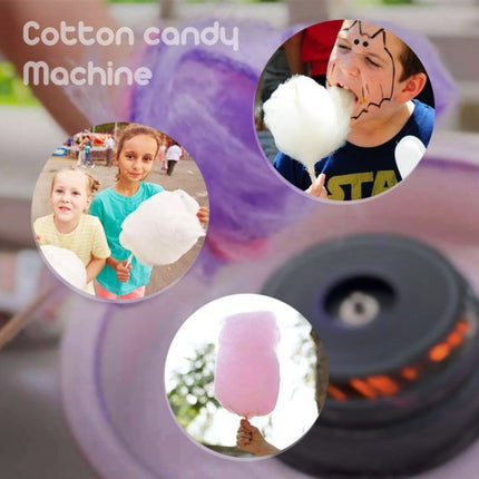 Electric Cotton Candy Machine, Plug:EU(White)-garmade.com