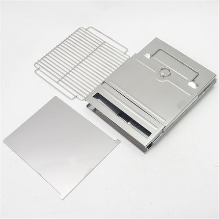 Portable Stainless Steel Folding Barbecue Stove Charcoal Barbecue Grill Outdoor Camping Wood Stove-garmade.com