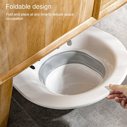 Squat-free Foldable Bidet Special Bathtub For Pregnant Women(Gray)-garmade.com