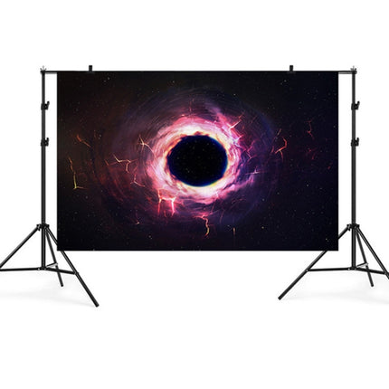 2.1m x 1.5m Black Hole Starry Sky Theme Party Children's Studio Photography Background Cloth(TK1)-garmade.com