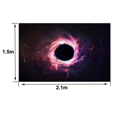 2.1m x 1.5m Black Hole Starry Sky Theme Party Children's Studio Photography Background Cloth(TK1)-garmade.com