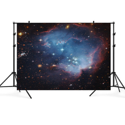 2.1m x 1.5m Black Hole Starry Sky Theme Party Children's Studio Photography Background Cloth(TK9)-garmade.com