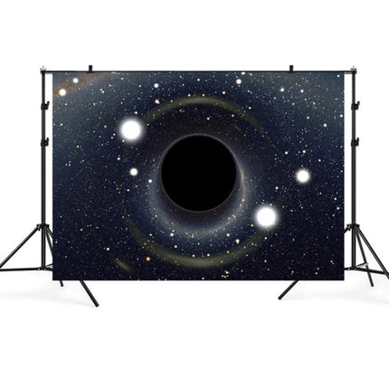 2.1m x 1.5m Black Hole Starry Sky Theme Party Children's Studio Photography Background Cloth(TK12)-garmade.com