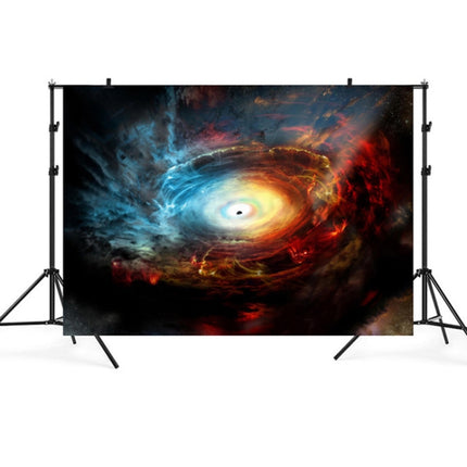 2.1m x 1.5m Black Hole Starry Sky Theme Party Children's Studio Photography Background Cloth(TK16)-garmade.com