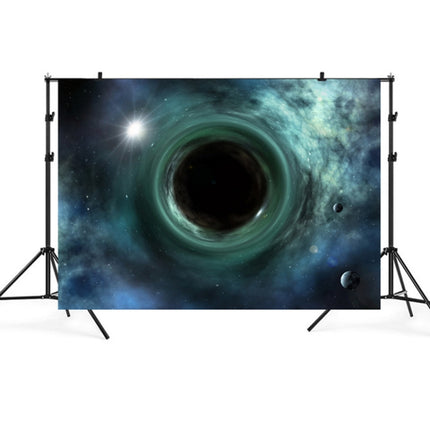 2.1m x 1.5m Black Hole Starry Sky Theme Party Children's Studio Photography Background Cloth(TK18)-garmade.com