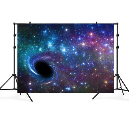 2.1m x 1.5m Black Hole Starry Sky Theme Party Children's Studio Photography Background Cloth(TK20)-garmade.com