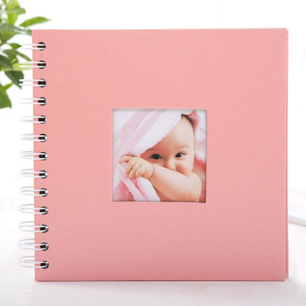 6 inch Baby Growth Album Kindergarten Graduation Album Children Paper Album(Pink)-garmade.com