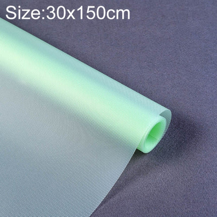 Diamond Texture Cut off Cabinet Drawer Waterproof Dustproof Pad Mat, Size:30x150cm(Green)-garmade.com