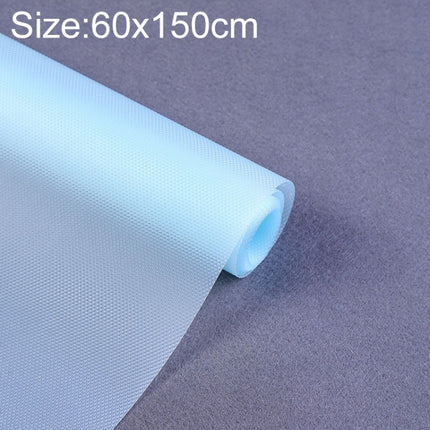 Diamond Texture Cut off Cabinet Drawer Waterproof Dustproof Pad Mat, Size:60x150cm(Blue)-garmade.com
