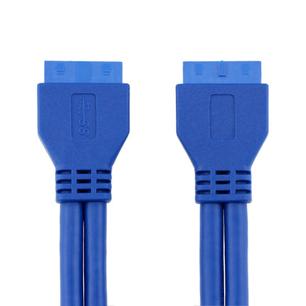50cm USB3.0 cable motherboard 20pin cable mother-to-female extension conversion F-F-garmade.com
