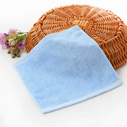 2 PCS Wood Fiber Small Square Dish Towel(Blue)-garmade.com