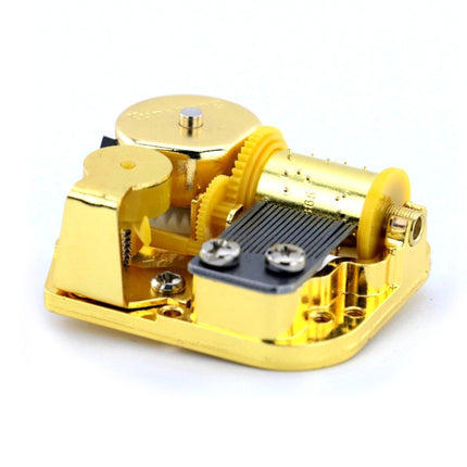 Eight-tone Gold-plated Bar Repair Parts DIY Sky City Paperback Music Box(Love Story)-garmade.com