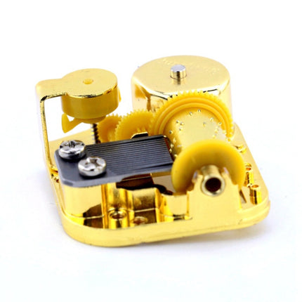 Eight-tone Gold-plated Bar Repair Parts DIY Sky City Paperback Music Box(Love you more Everyday)-garmade.com