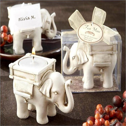 Retro Elephant Tea Light Candle Holder Candlestick Wedding Home Decor Crafts Tea Light Holders Tea Light Holder-garmade.com