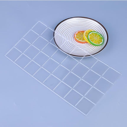 2 Sets DIY Cake Mold Wexture Fondant Printing Mold(Plaid pattern 57051)-garmade.com