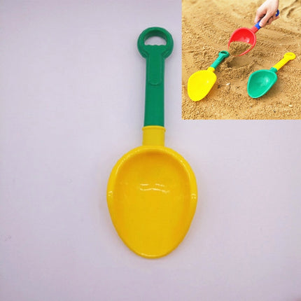 Beach Shovel Toy Sand Digging Tool Children Play Snow Shovel(Yellow)-garmade.com