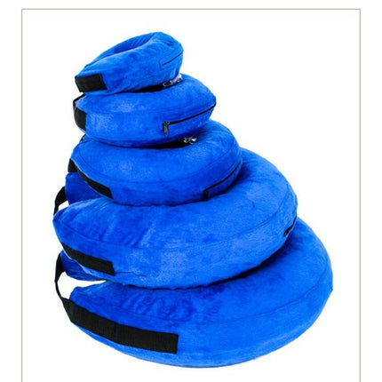 Dog Collar PVC Inflatable Pet Anti-snatch Collar, Size:S(Blue)-garmade.com
