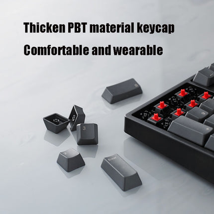 Rapoo V860 Desktop Wired Gaming Mechanical Keyboard, Specifications:61 Keys(Black Shaft)-garmade.com