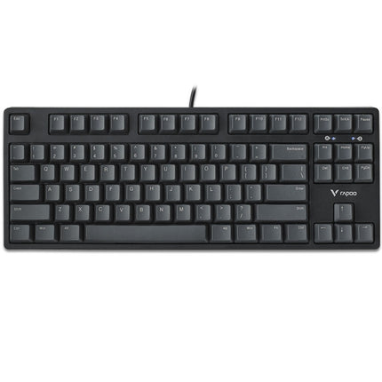 Rapoo V860 Desktop Wired Gaming Mechanical Keyboard, Specifications:87 Keys(Black Shaft)-garmade.com