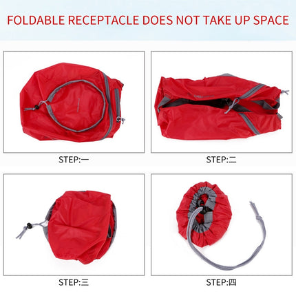 Nylon Waterproof Collapsible Backpack Women Men Travel Portable Comfort Lightweight Storage Folding Bag(Yellow)-garmade.com