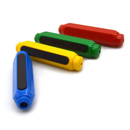 10 PCS Magnetic Chalk Holder Dustless Double Spring Chalk Pen Holder Auto-adjust Chalk Clip, Ramdom Color-garmade.com