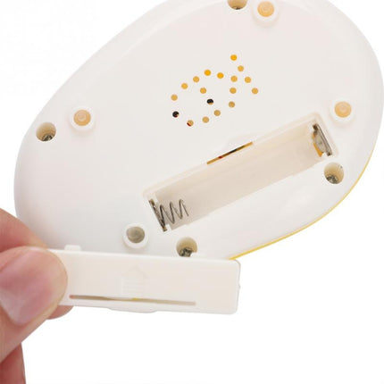 Electric Contact Lens Case Ultrasonic Washer Box Cute Mashroom Eyes Care Tools(Yellow)-garmade.com