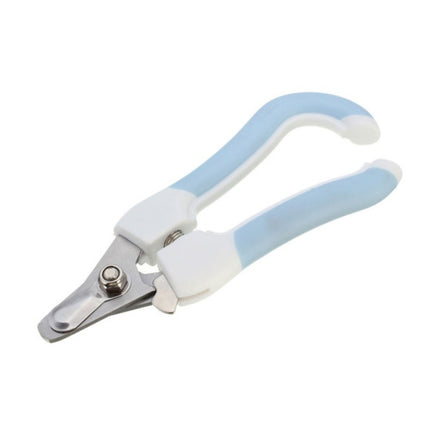 Two-piece Pet Toe Stainless Steel Cat and Dog Nail Clipper Filee, Size:S(Blue)-garmade.com