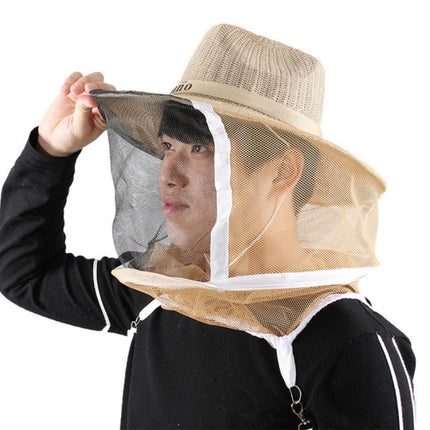 Breathable Thicken Network Beekeeping Protective Cap-garmade.com