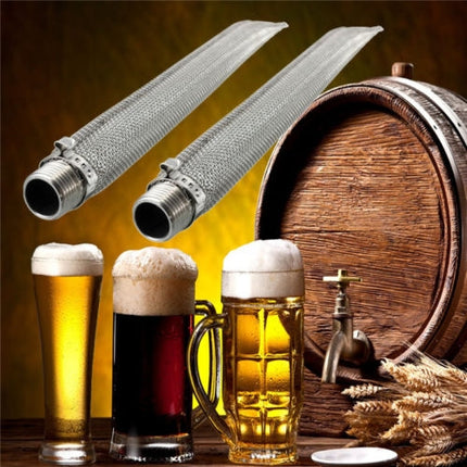 Home Wine Filter Peeled and Seeded Stainless Steel Mesh Tube, Size:6 inches-garmade.com