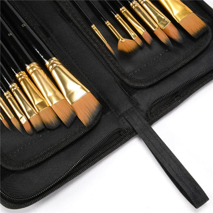 Professional Painting Art Nylon Wool Gouache Acrylic Brush Watercolor Pen Set-garmade.com