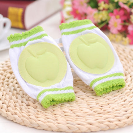 Baby Toddlers Learn To Walk Anti Slip Knee Protector Breathable Knee Pad(Green)-garmade.com