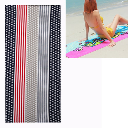 Summer Beach Towel Absorbent Microfiber Bath Towels Adult Quicky-dry Camping Large Swimming Shower Yoga Sport Towels(Five-pointed Star)-garmade.com