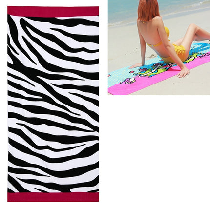 Summer Beach Towel Absorbent Microfiber Bath Towels Adult Quicky-dry Camping Large Swimming Shower Yoga Sport Towels(Zebra pattern)-garmade.com