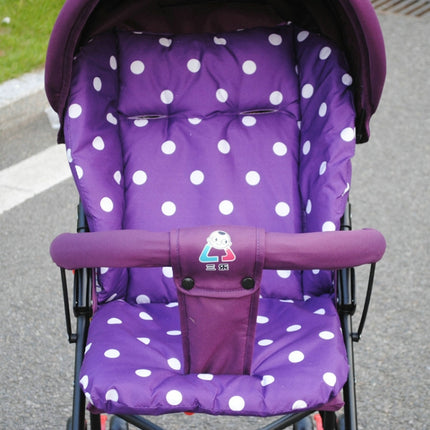 Baby Stroller Cushion Waterproof Child Pushchair Feeding Chair Thick Mat(Coffee)-garmade.com