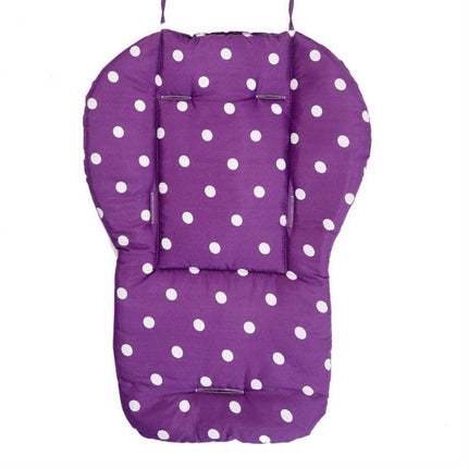 Baby Stroller Cushion Waterproof Child Pushchair Feeding Chair Thick Mat(Purple)-garmade.com