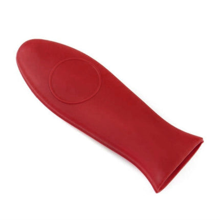 Silicone Pot Holder Handle Anti Slip Cover for Kitchen Thick Soft Pot Handle(Red)-garmade.com