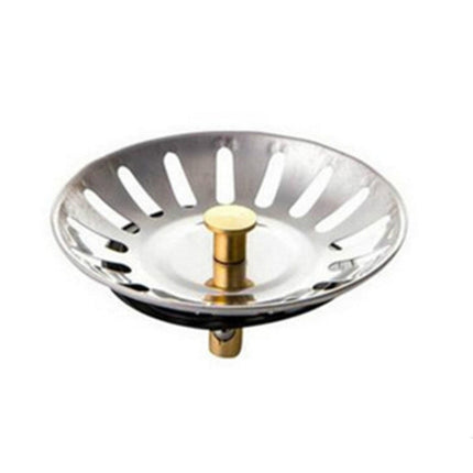 2 PCS Stopper Spin Lock Sink Drain Strainer, Material:Stainless Steel-garmade.com
