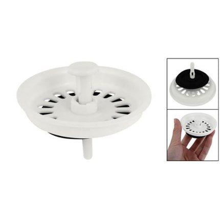 2 PCS Stopper Spin Lock Sink Drain Strainer, Material:Stainless Steel-garmade.com