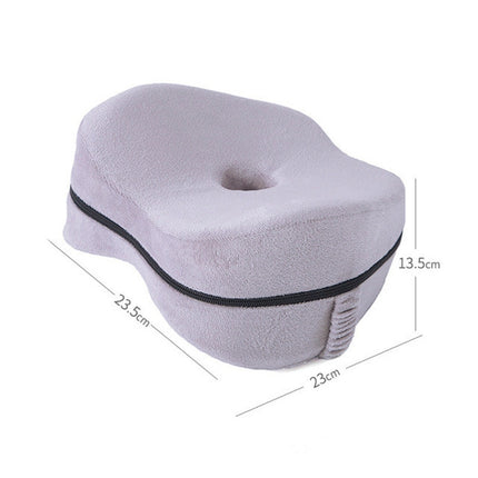 Leg Shaping Apple Pillow Memory Breathable Knee Pillow(Lake Blue)-garmade.com