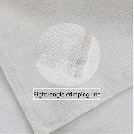 Household Encrypted Linen Waterproof Tablecloth, Size:90x90cm(Grey Tree)-garmade.com