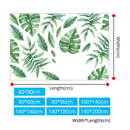 Household Encrypted Linen Waterproof Tablecloth, Size:90x90cm(Grey Tree)-garmade.com