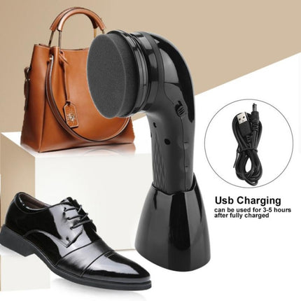 USB Rechargeable Electric Shoe Shine Multifunctional Handheld Leather Shoe Washer Care Shine(Gold)-garmade.com