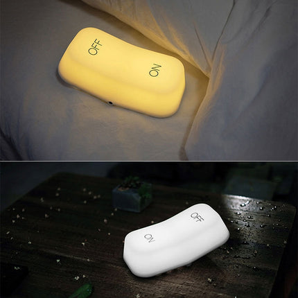 Gravity Sensor Switch Bedside Night Light Atmosphere Lamp Table Lamp(White)-garmade.com