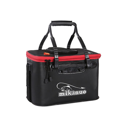 Thickened Multifunctional Folding Live Fish Box Fishing Bucket, Size:35 cm (with Handle without Side Pockets)-garmade.com